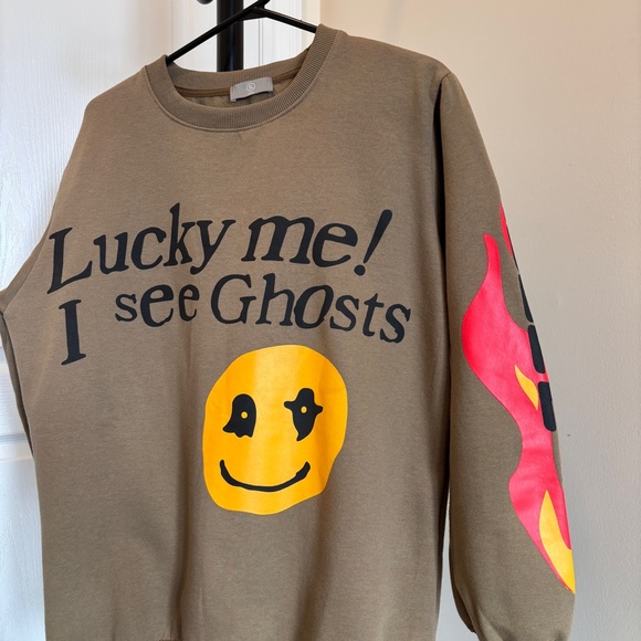 Kids See Ghosts Lucky Me Crewneck Sweatshirt - Picture 1 of 6